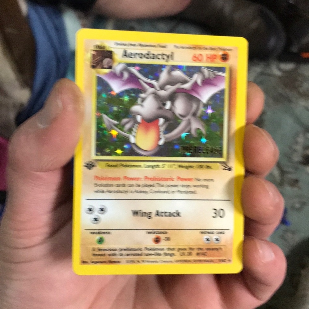 1eD Wotc fossil set Aerodacty no play at all